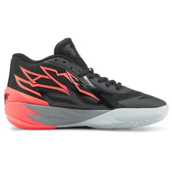 Puma LeMelo Ball MB.02 Mens Basketball Shoes Black 378287-01 NEW Multi Sz
